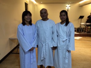 Shu Jen & family baptism