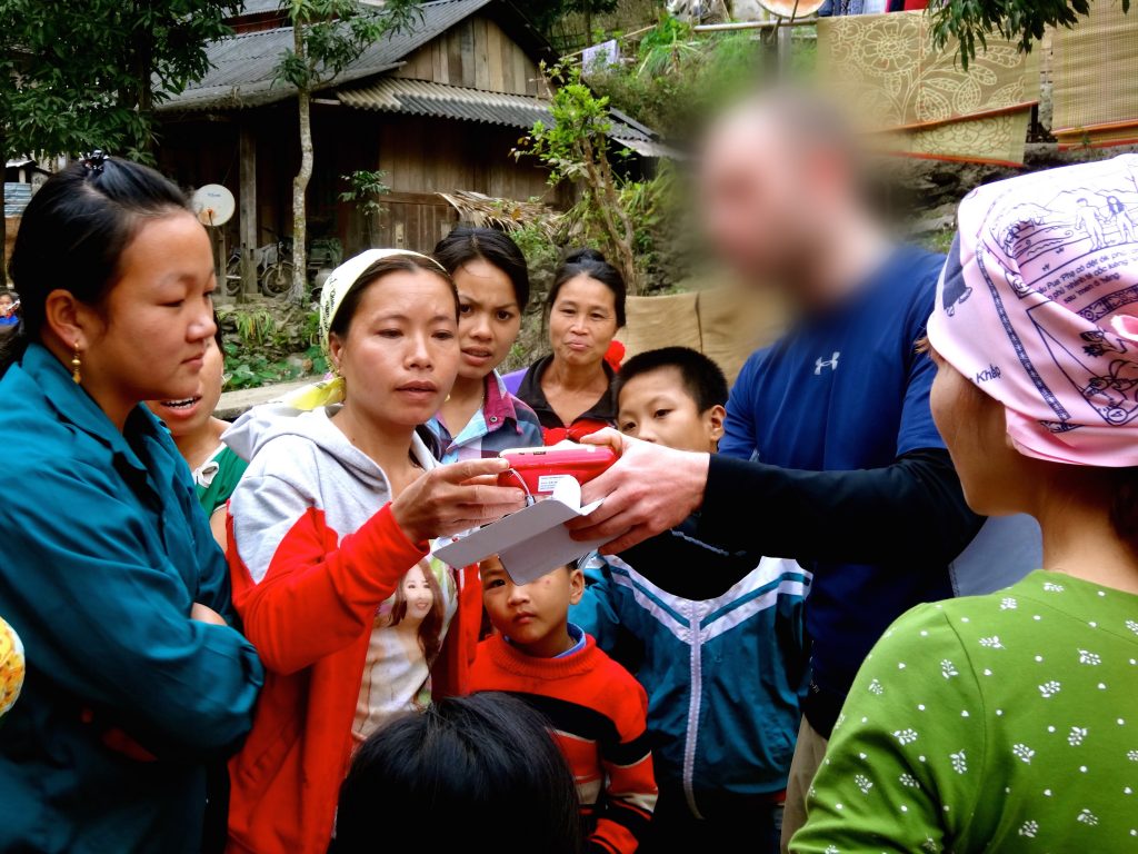 Stopping in a random village can draw a crowd. This crowd left with access to the Gospel, perhaps for the first time. Pray for God’s hand to be at work here.