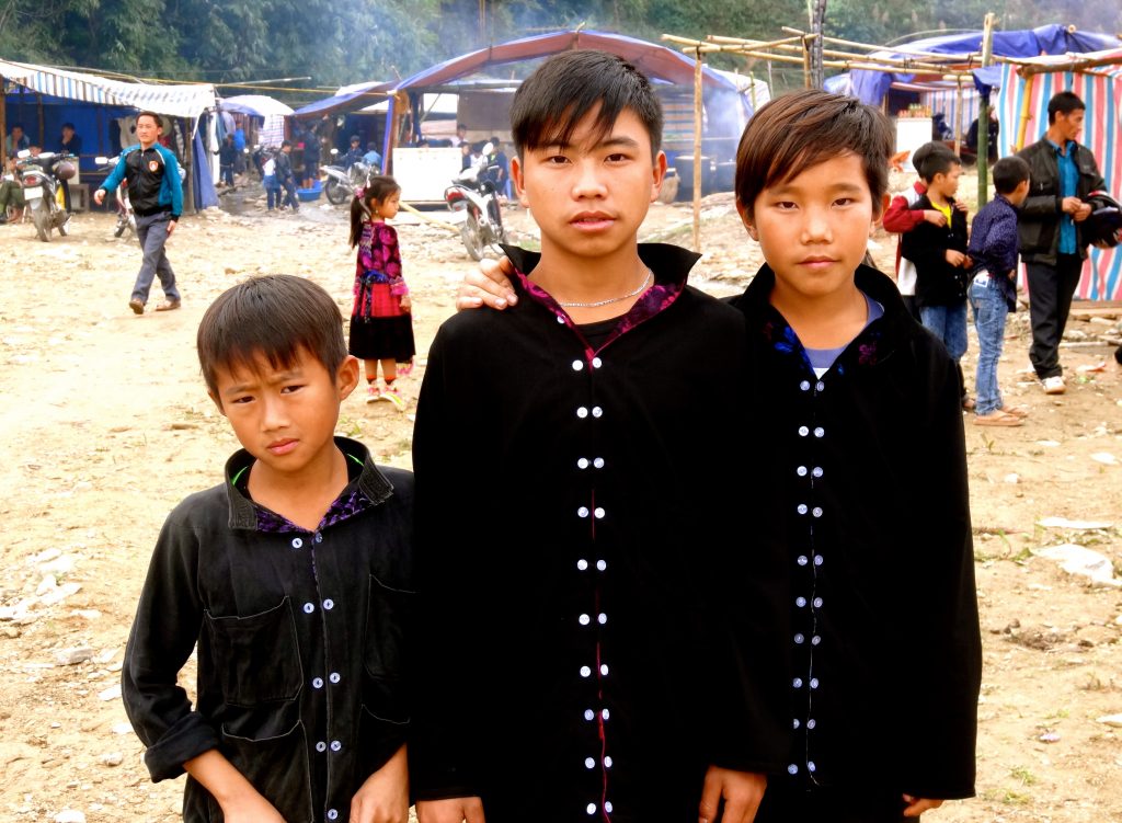 It isn’t common to see the young men wearing the traditional outfits, and they were happy to stop for a picture with the foreigner.